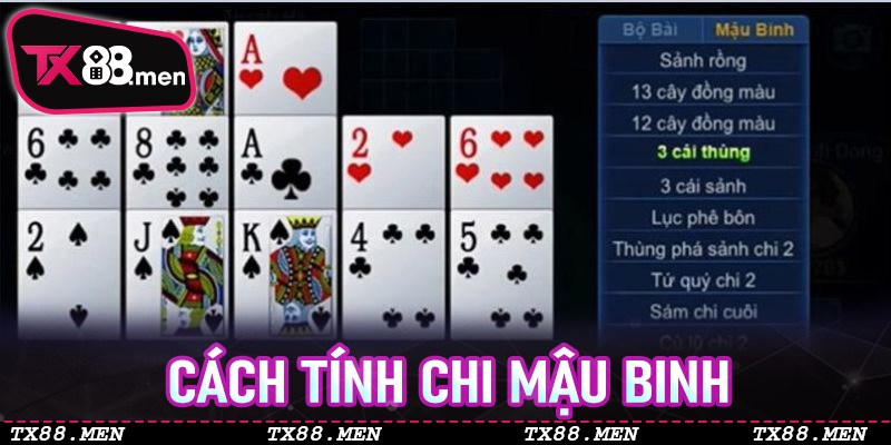 Cách Tính Chi Mậu Binh TX88 - Bí Kíp Cho Người Chơi Thắng Lớn